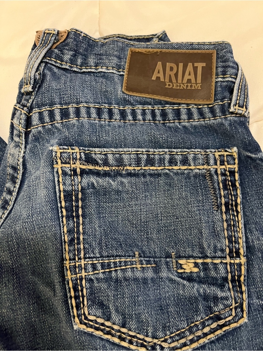 Ariat Men's Blue Relaxed Fit Denim Jeans 30x30